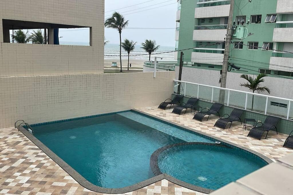 Apartment Apto Pe Na Areia Vista Mar Praia Grande (Santos)
